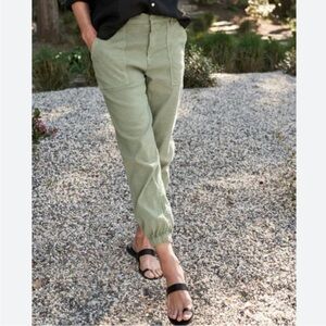 Frank and Eileen Jameson Utility jogger Linen